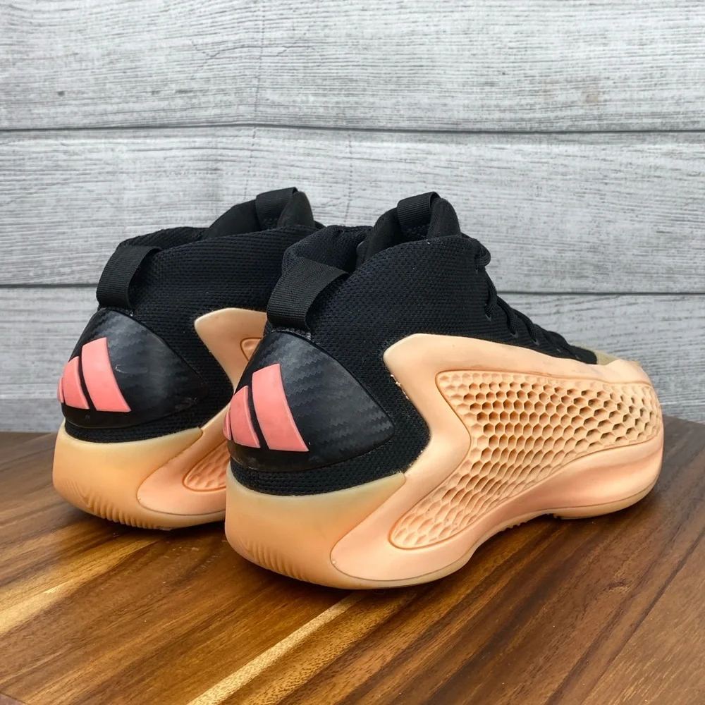 Adidas Anthony Edwards 1 With Love Acid Orange Basketball Shoe IF1883 Men’s Sz 7